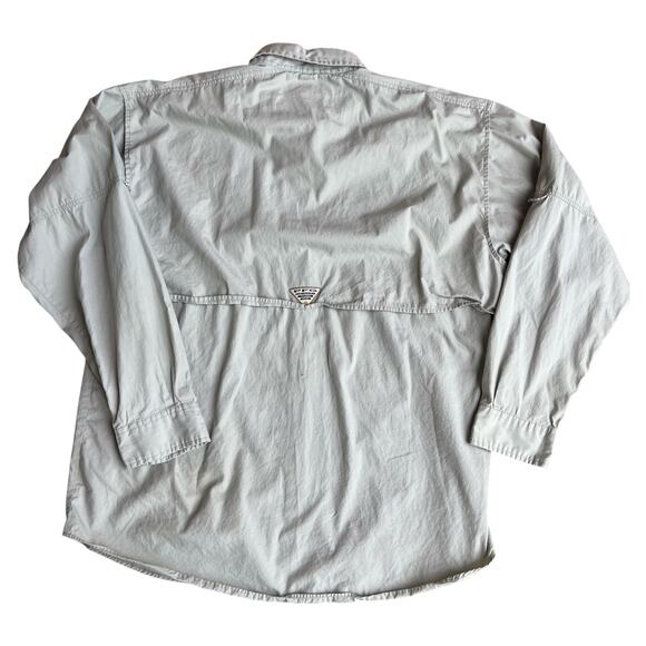 Columbia PFG Fishing Gear Coors Light Button-Up Shirt Men's Sz L - Picture 10 of 10